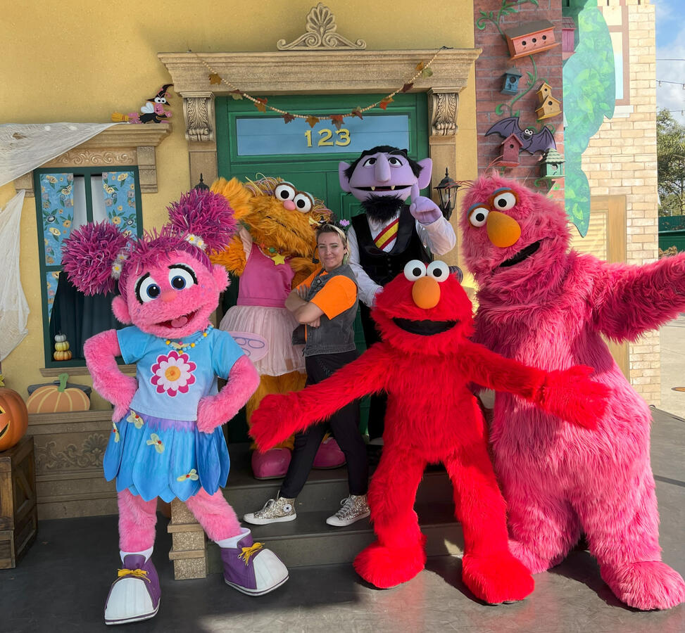 Hayden in "Countdown to Halloween" at Sesame Place Hayden in "Countdown to Halloween" at Sesame Place